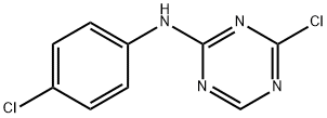 4-Chloro-N-(4-chlorophenyl)-1,3,5-triazin-2-amine Structure