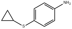 Benzenamine, 4-(cyclopropylthio)- Struktur