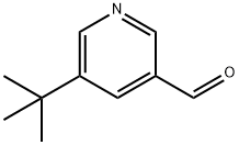 5-TERT-BUTYLPYRIDIN-3-碳CARBALDEHYDE, 1108725-46-7, 结构式