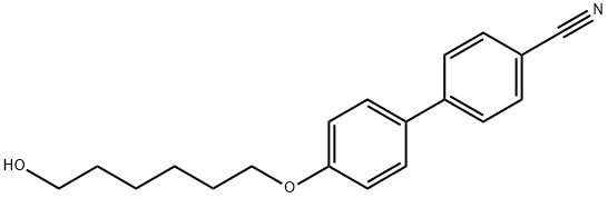 [1,1'-Biphenyl]-4-carbonitrile, 4'-[(6-hydroxyhexyl)oxy]- Structure