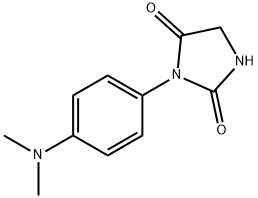 3-[4-(dimethylamino)phenyl]imidazolidine-2,4-dione Structure