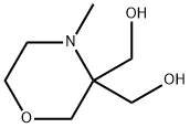 3,3-Morpholinedimethanol, 4-methyl- Structure