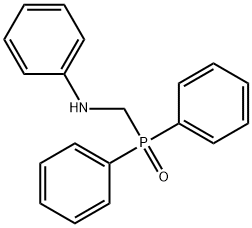 N-(diphenylphosphorylmethyl)aniline Structure