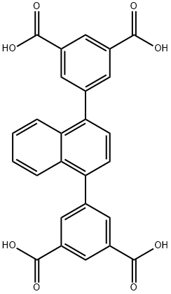 1,3-Benzenedicarboxylic acid, 5,5'-(1,4-naphthalenediyl)bis-|1,4-二(3,5-二羧基苯基)萘