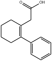 2-(3,4,5,6-Tetrahydro-[1,1'-biphenyl]-2-yl)acetic acid Structure