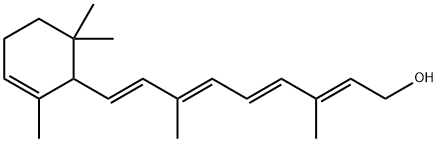 Retinol, 4,5-didehydro-5,6-dihydro- (9CI) Structure