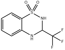 3-(三氟甲基)-3,4-二氢-2H-苯并[E] [1,2,4]噻二嗪1,1-二氧化物,112107-46-7,结构式