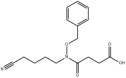 Butanoic acid, 4-[(4-cyanobutyl)(phenylmethoxy)amino]-4-oxo-
