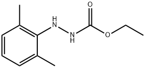 Hydrazinecarboxylic acid, 2-(2,6-dimethylphenyl)-, ethyl ester Struktur