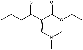 Ethyl 2-[(Dimethylamino)methylidene]-3-oxohexanoate 化学構造式