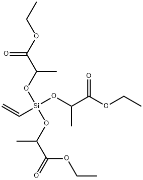3,5,8-Trioxa-4-siladecanoic acid, 4-ethenyl-4-(2-ethoxy-1-methyl-2-oxoethoxy)-2,6-dimethyl-7-oxo-, ethyl ester,1124196-01-5,结构式