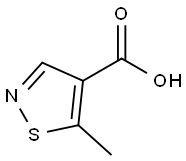 4-Isothiazolecarboxylic acid, 5-methyl- Struktur