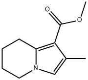 5,6,7,8-tetrahydro-2-methyl-1-Indolizinecarboxylic acid methyl ester Structure