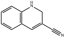 3-Quinolinecarbonitrile, 1,2-dihydro- Struktur