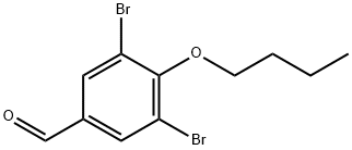 3,5-Dibromo-4-butoxybenzaldehyde Structure