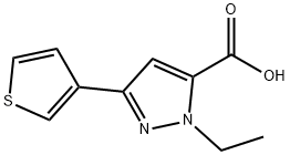 1134529-11-5 1H-Pyrazole-5-carboxylic acid, 1-ethyl-3-(3-thienyl)-