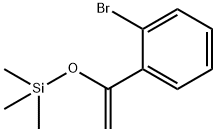 Benzene, 1-bromo-2-[1-[(trimethylsilyl)oxy]ethenyl]- 化学構造式