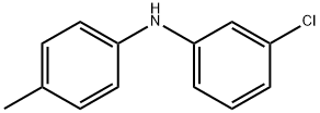 Benzenamine, 3-chloro-N-(4-methylphenyl)- 化学構造式