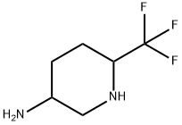 6-(trifluoromethyl)piperidin-3-amine, Mixture of diastereomers Structure