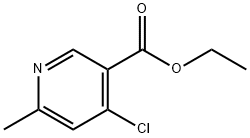 3-Pyridinecarboxylic acid, 4-chloro-6-methyl-, ethyl ester Structure