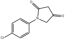 1-(4-氯苯基)吡咯烷-2,4-二酮,114473-83-5,结构式