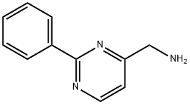 (2-苯基嘧啶-4-基)甲胺, 1145679-92-0, 结构式