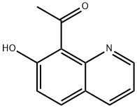 1-(7-羟基喹啉-8-基)乙-1-酮 结构式