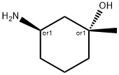 REL-(1R,3R)-3-氨基-1-甲基环己烷-1-醇, 1146615-96-4, 结构式