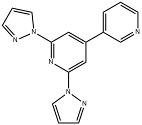 2,6-二(1H-吡唑-1-基)-3,4-联吡啶 结构式