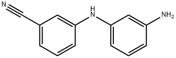 3-[(3-aminophenyl)amino]benzonitrile Structure