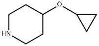 4-(Cyclopropyloxy)piperidine Struktur