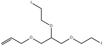 1-Propene, 3-[2,3-bis(2-iodoethoxy)propoxy]-,114719-16-3,结构式