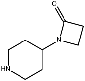 1-(4-Piperidyl)azetidin-2-one, 1147422-36-3, 结构式