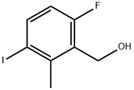 Benzenemethanol, 6-fluoro-3-iodo-2-methyl- 结构式