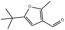 3-Furancarboxaldehyde, 5-(1,1-dimethylethyl)-2-methyl- Structure