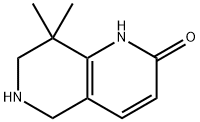 8,8-二甲基-5,6,7,8-四氢-1,6-萘啶-2(1H)-酮,1151665-35-8,结构式