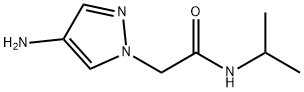 1H-Pyrazole-1-acetamide, 4-amino-N-(1-methylethyl)- Structure