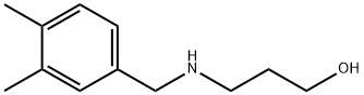 1-Propanol, 3-[[(3,4-dimethylphenyl)methyl]amino]- Struktur