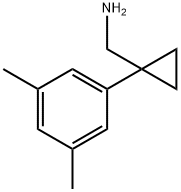 (1-(3，5-dimethylphenyl)cyclopropyl)methanamine hydrochloride 结构式