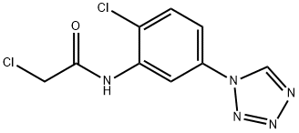 2-Chloro-N-[2-chloro-5-(1H-1,2,3,4-tetrazol-1-yl)phenyl]acetamide Structure