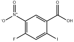 4-Fluoro-2-iodo-5-nitrobenzoic Acid, 1153279-68-5, 结构式