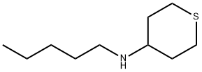 N-戊基四氢-2H-噻喃-4-胺 结构式