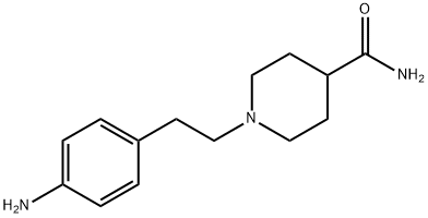 1-[2-(4-氨基苯基)乙基]哌啶-4-甲酰胺,1153972-20-3,结构式