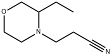 4-Morpholinepropanenitrile,3-ethyl- Structure