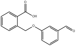 2-(3-Formylphenoxymethyl)benzoic Acid 化学構造式