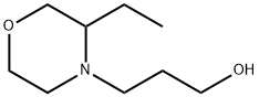 4-Morpholinepropanol, 3-ethyl- Structure