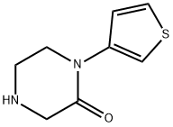 1-(3-Thienyl)-2-piperazinone,1154868-66-2,结构式