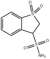 1,1-dioxo-2,3-dihydro-1lambda6-benzothiophene-3-sulfonamide Struktur