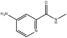 4-氨基-N-甲基吡啶甲酰胺 结构式