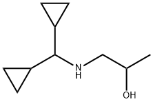 2-Propanol, 1-[(dicyclopropylmethyl)amino]- Structure